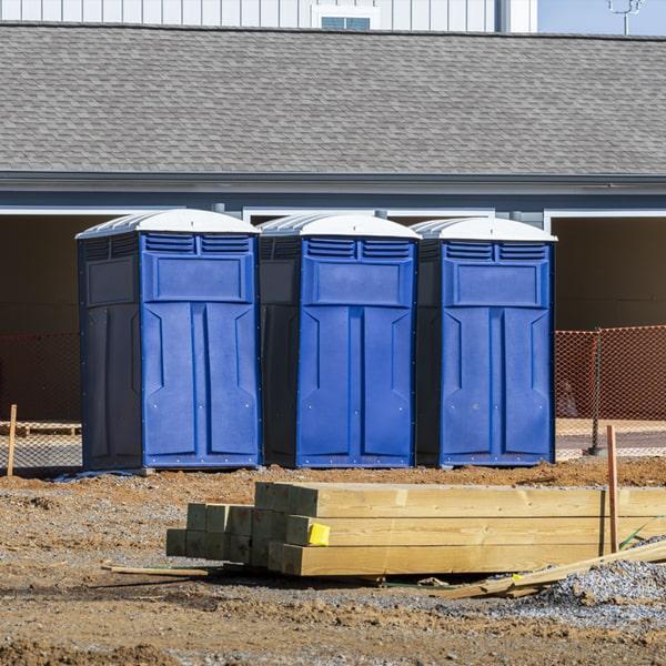 the number of porta potties required for a work site will depend on the size of the site and the number of workers, but construction site portable toilets can help determine the appropriate amount